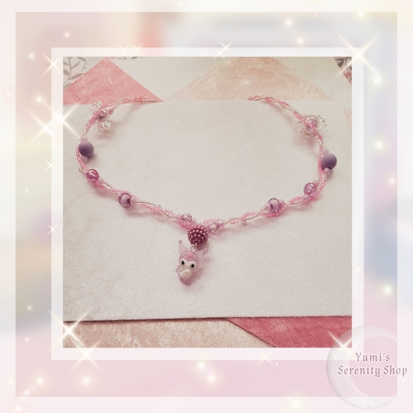 SOLD    Kuromi Pastel Necklace - Picture 2 of 3